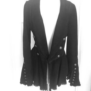 Free People Flared Sleeve Blazer